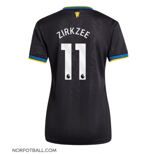 Billige Fotballdrakt Manchester United Joshua Zirkzee #11 Replika Tredjedrakt Dame 2025-26 Kortermet Billige Fotballdrakt Manchester United Joshua Zirkzee #11 Replika Tredjedrakt Dame 2025-26 Kortermet